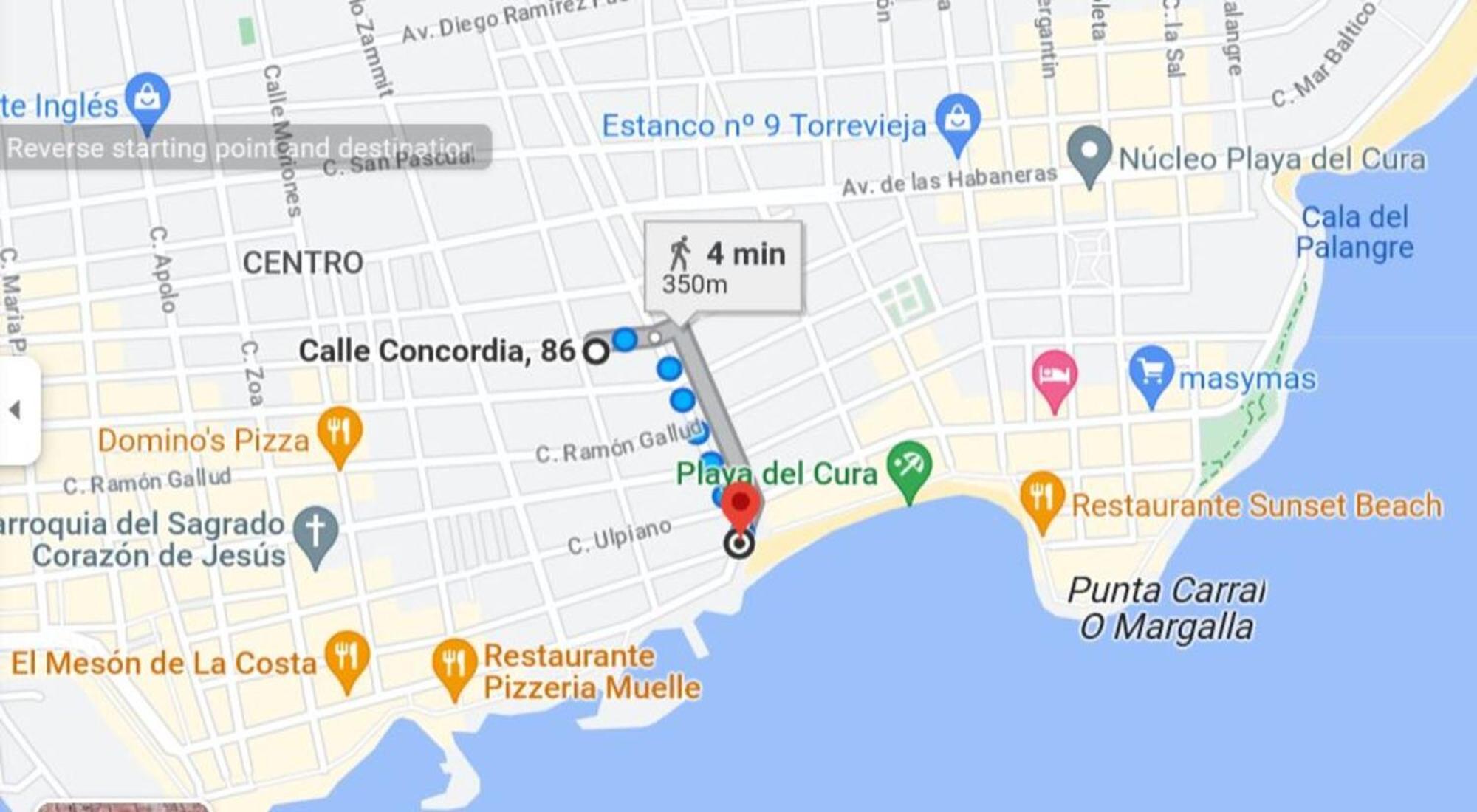 Calle Concordia 86, Two Bedroom Apartment, Up To 6 Guests, Near Del Cura Beach,Supermarket Mercadona And Central Bus Station ตอร์เรเวียคา ภายนอก รูปภาพ